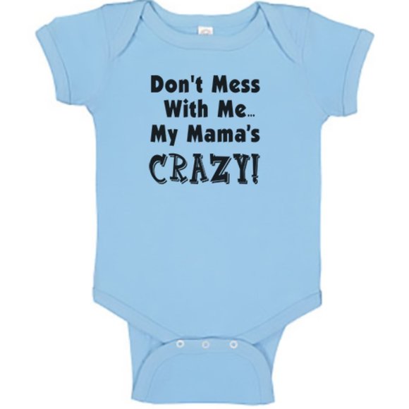 Funny Infant One-Piece Bodysuit For Baby 6 Colors - Picture 3 of 6